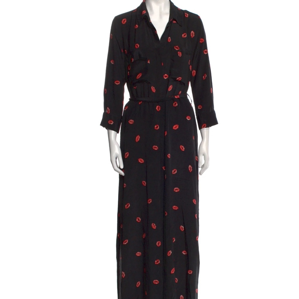 L’agence silk Cameron maxi shirtdress S
